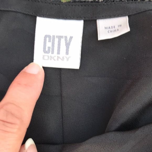 CITY DKNY Romantic Rendezvous Black Lace Straight Leg Pants - Picture 3 of 9